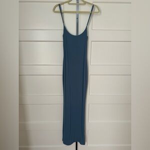 White Fox Boutique Blue Spaghetti Strap Maxi Dress